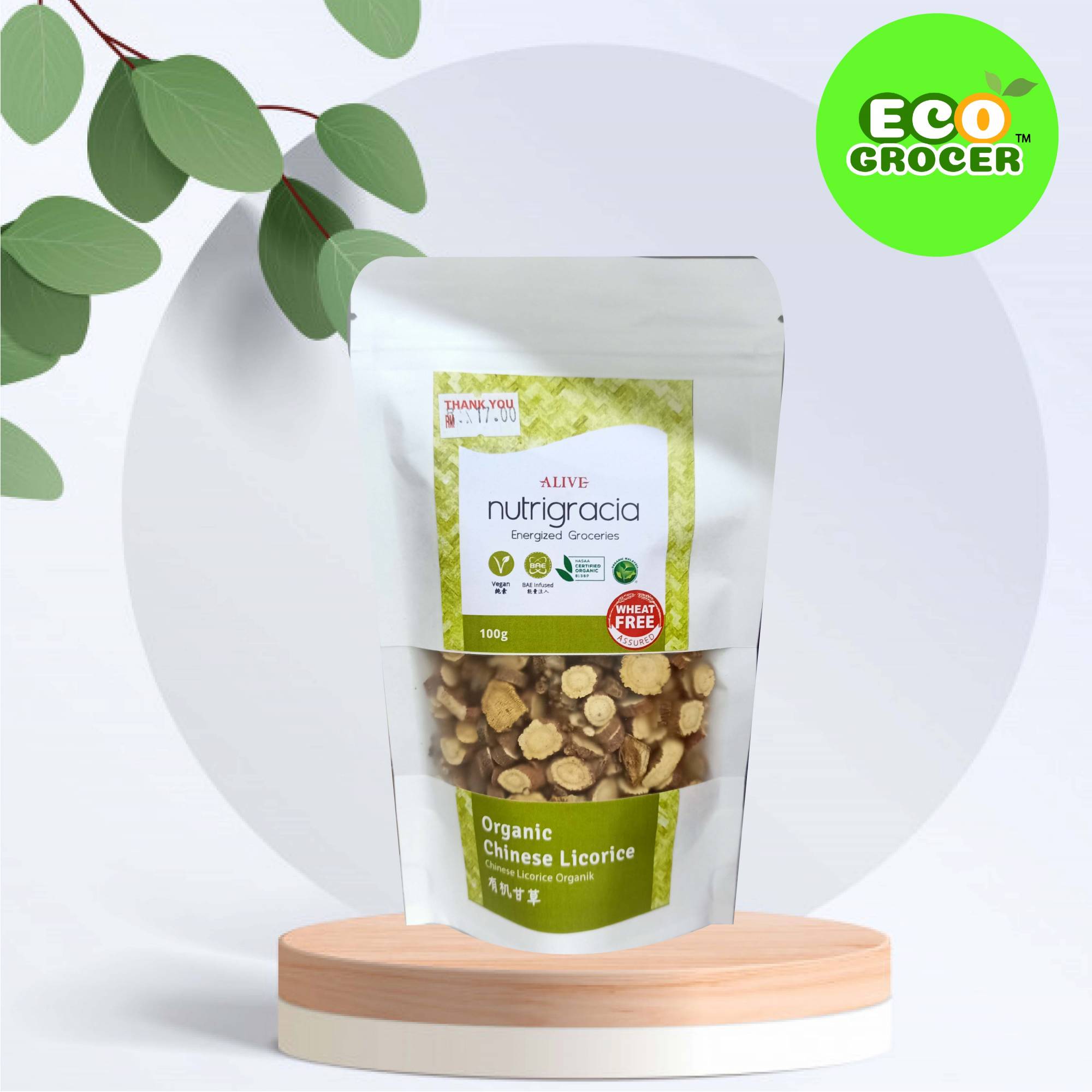 Alive Organic Chinese Licorice 100g